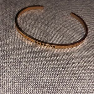 Warrior Mantra Band silver